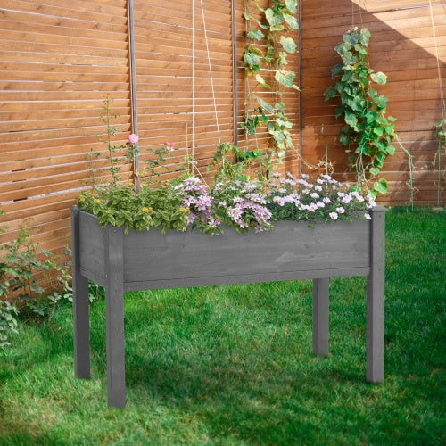 Elevated Garden Bed With Legs, Elevated Wooden Planters