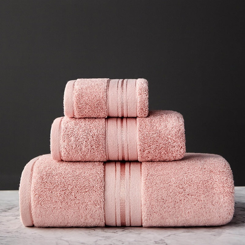 Egyptian Cotton Towel Set Bath Towel And Face Towel Soft