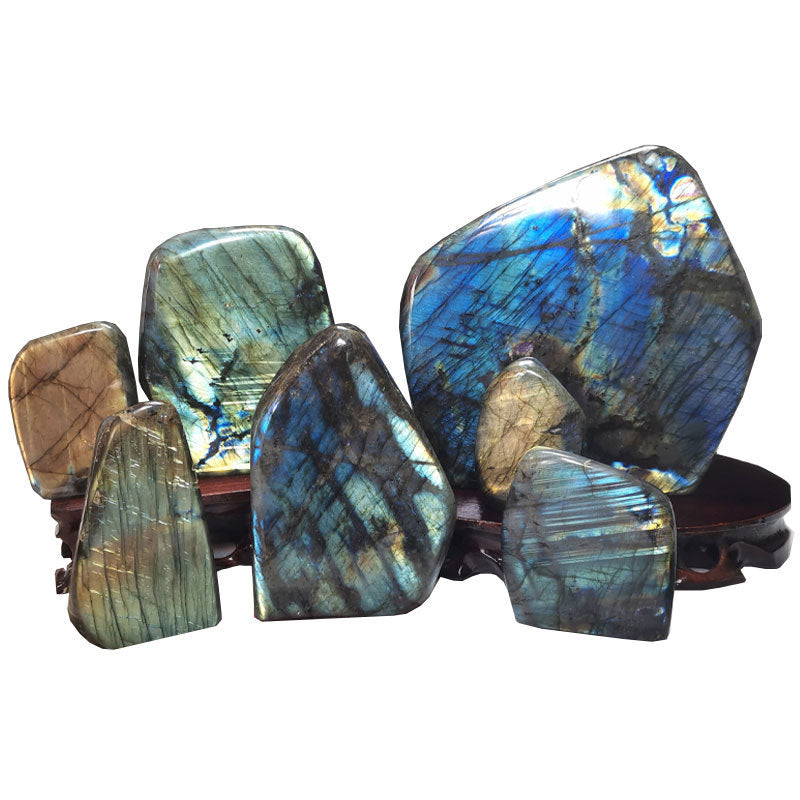 Home Office Ore Natural Labradorite Ornament