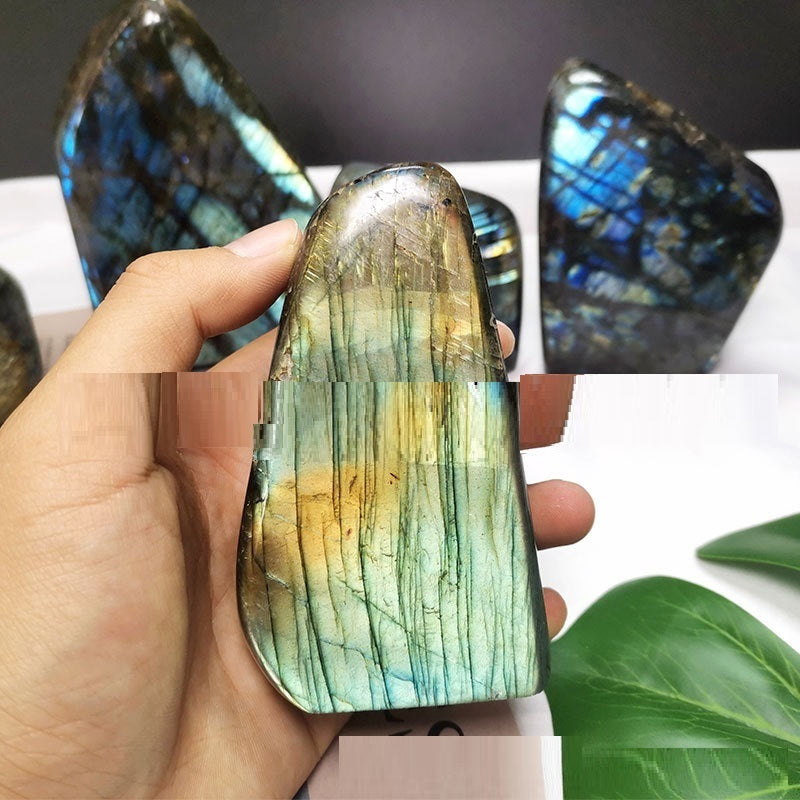 Home Office Ore Natural Labradorite Ornament