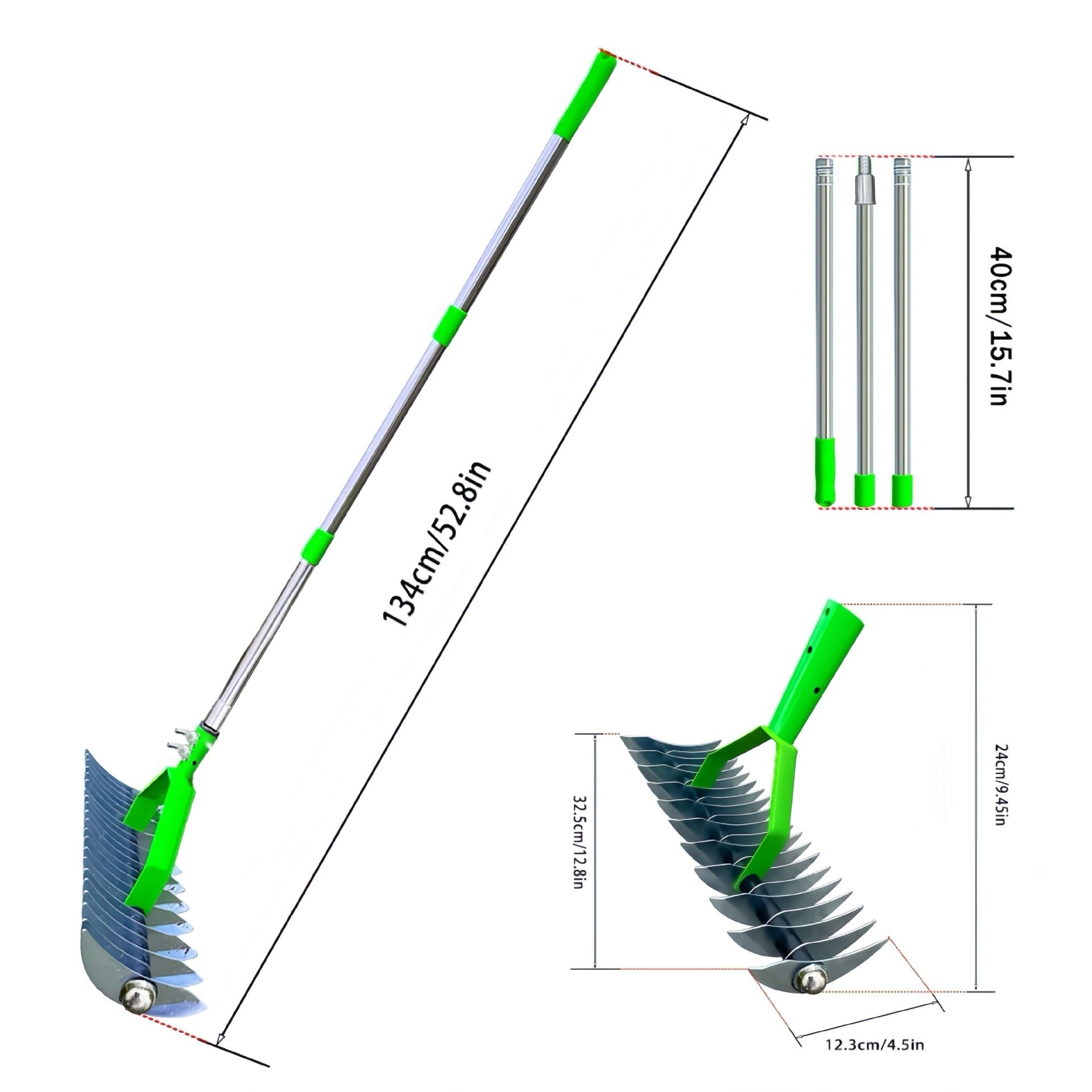 Gardening Tools Lawn Hay Rake Garden