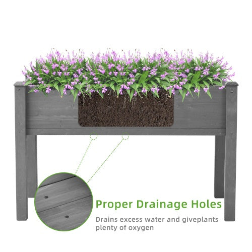 Elevated Garden Bed With Legs, Elevated Wooden Planters
