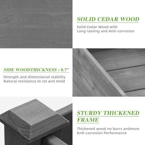 Elevated Garden Bed With Legs, Elevated Wooden Planters