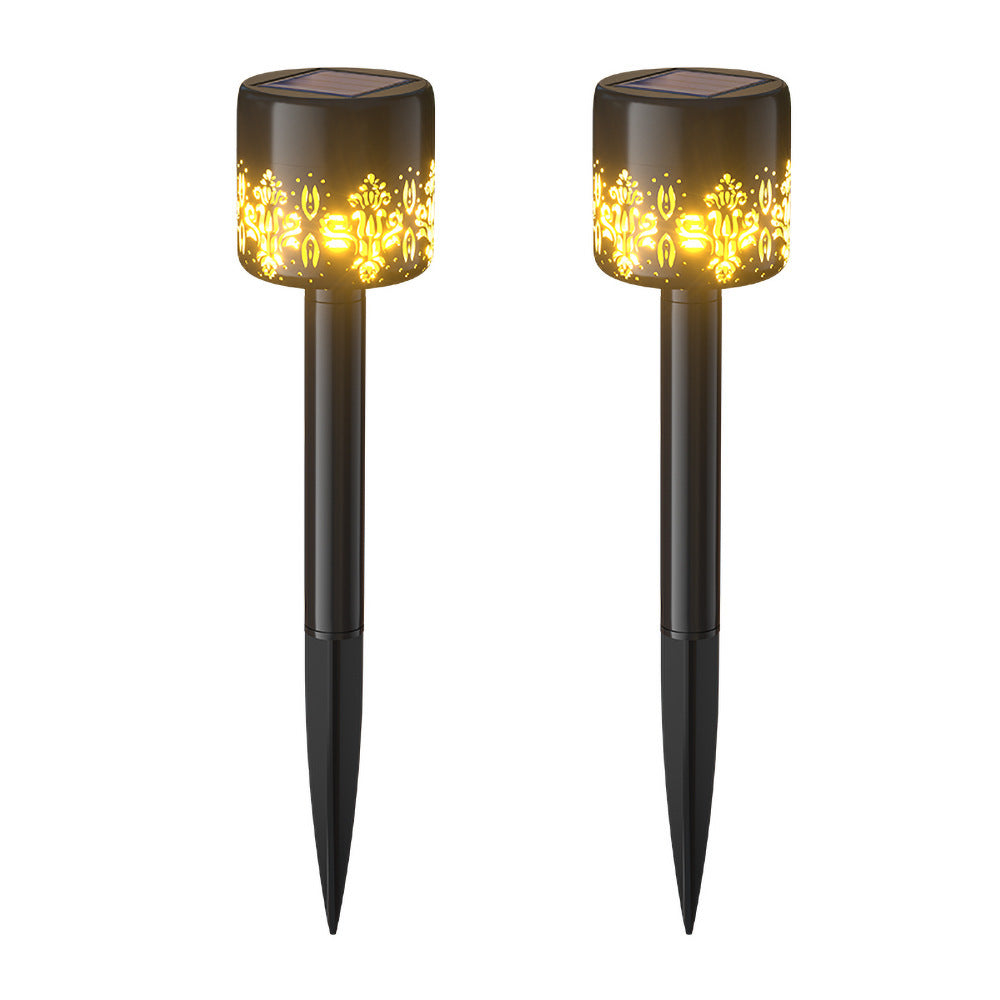 New Solar Plastic Lawn Floor Outlet Projection Lamp