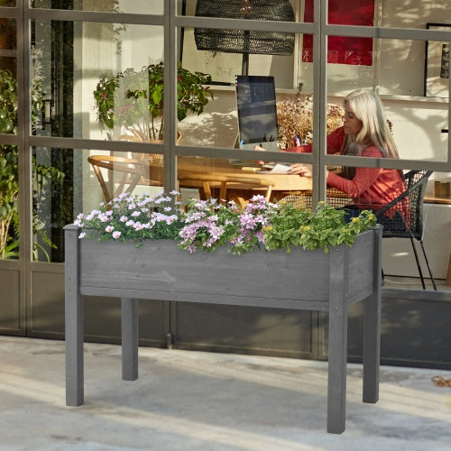 Elevated Garden Bed With Legs, Elevated Wooden Planters