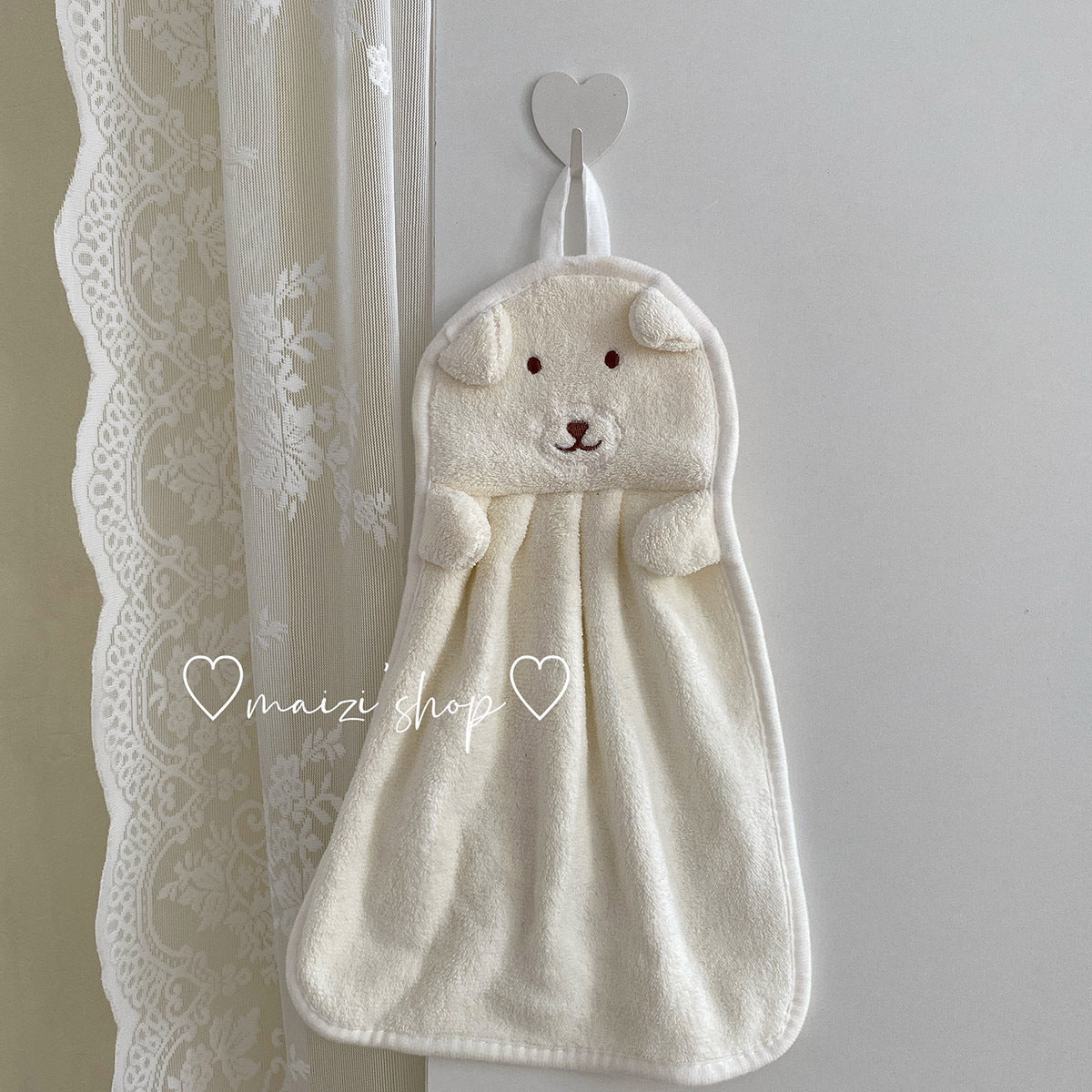 Towels Can Hang Coral Fleece Absorbent Towels